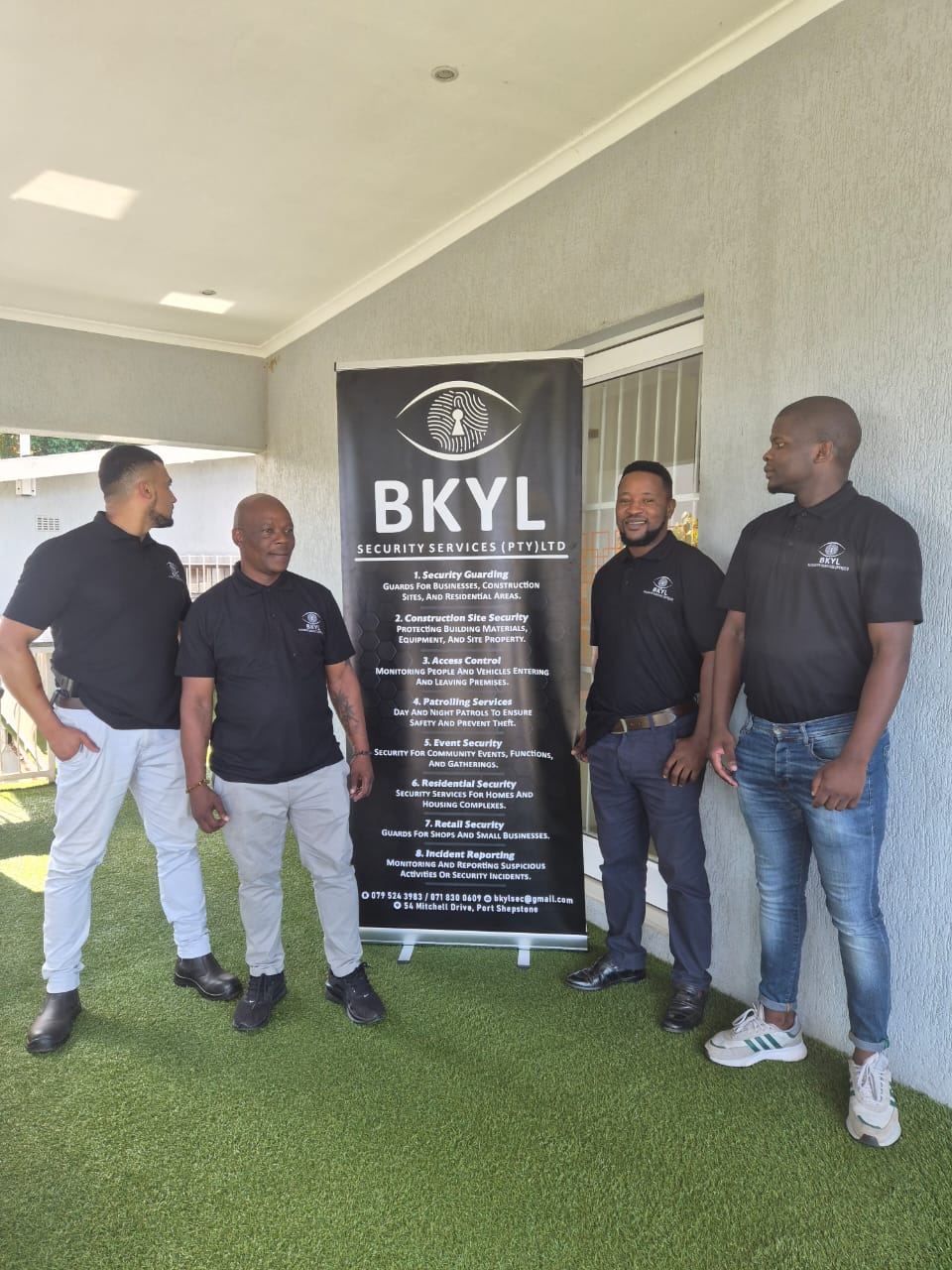BKYL leadership team outside the office