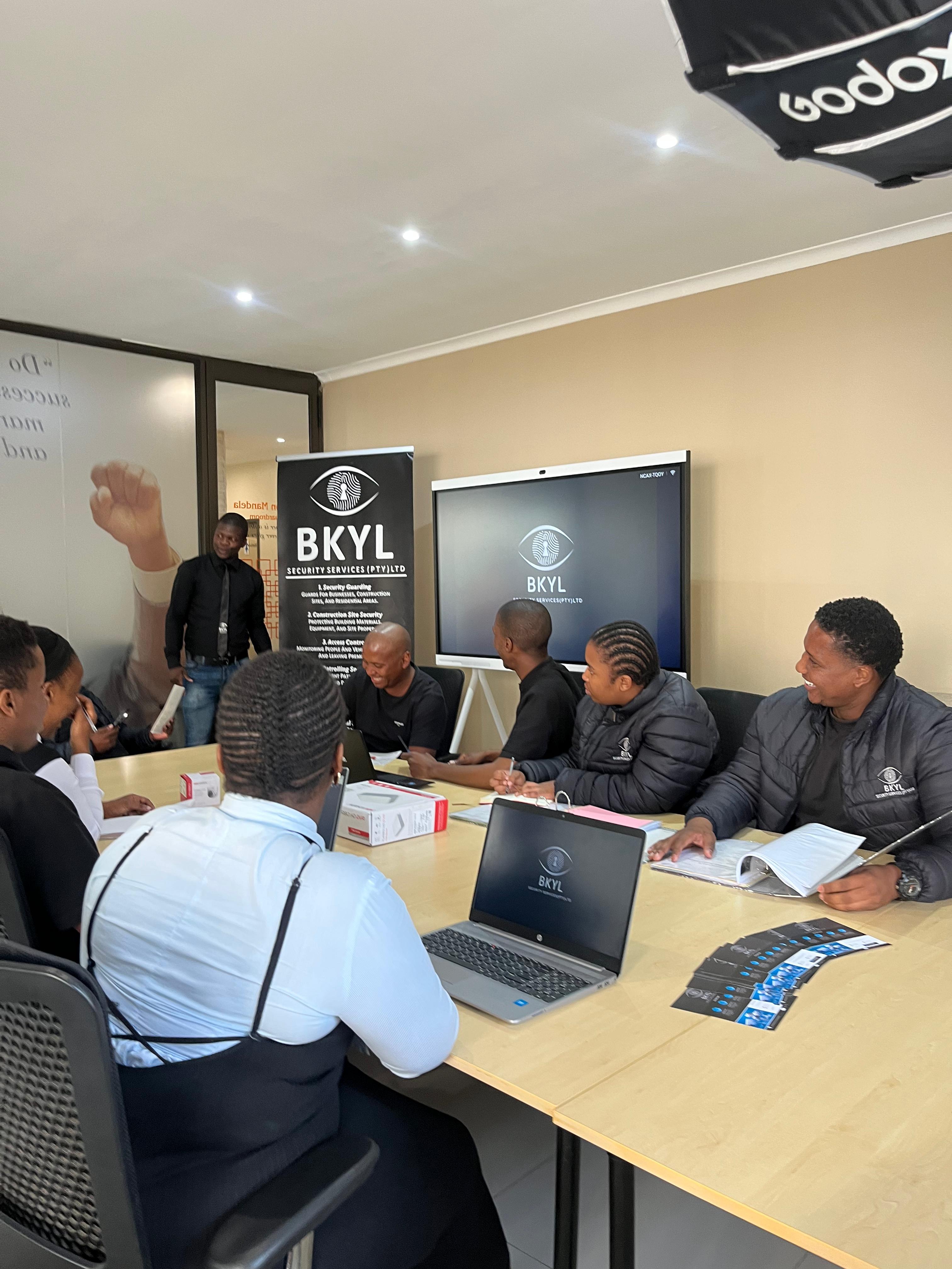 BKYL team configuring HikVision CCTV equipment